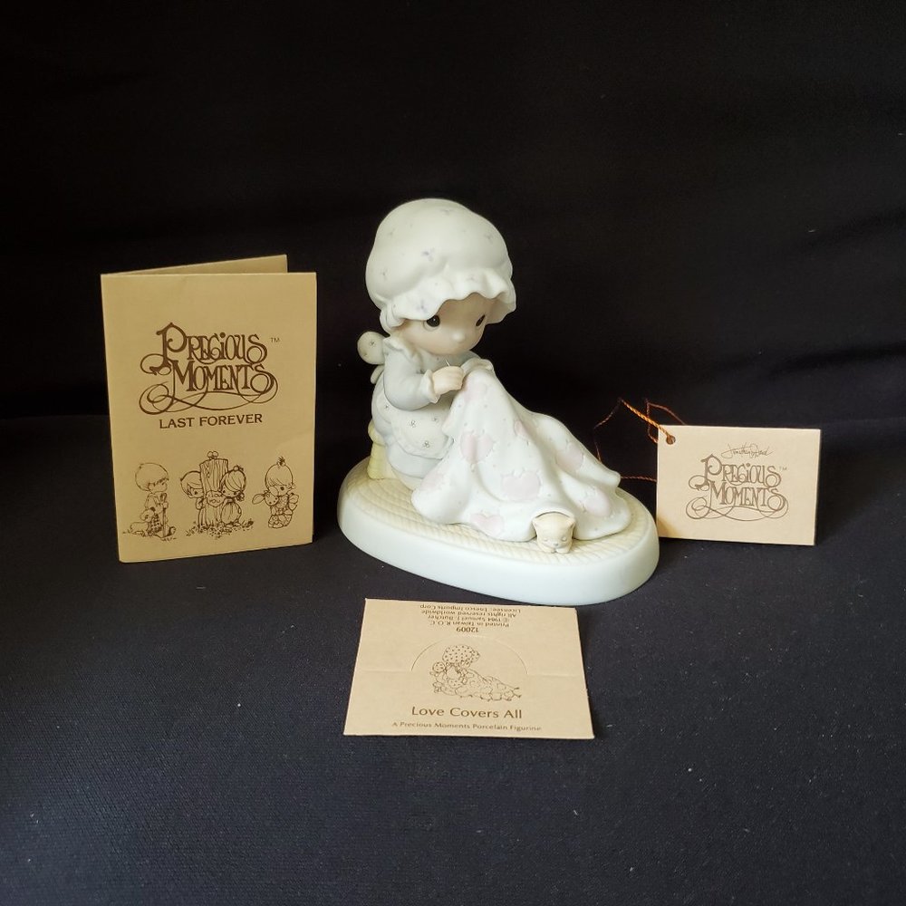 Love Covers All Precious Moments figurine, like new with original box